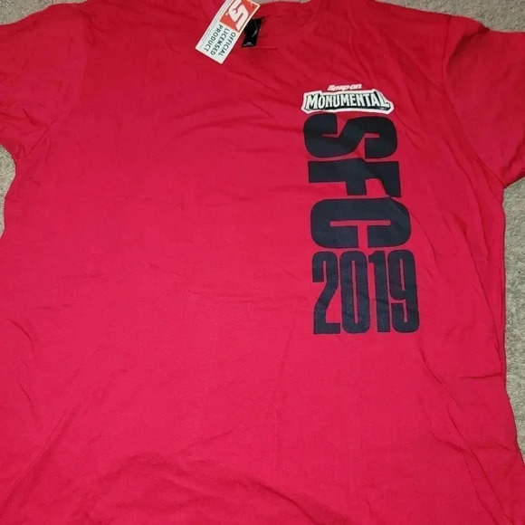 NEW w/o tag SNAP ON TOOLS brand mens short sleeve t-shirt 2X - Picture 2 of 4